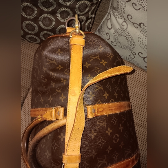 Louis Vuitton monogram keepall bandouliere 50 travel bag with strap - Picture 7 of 10